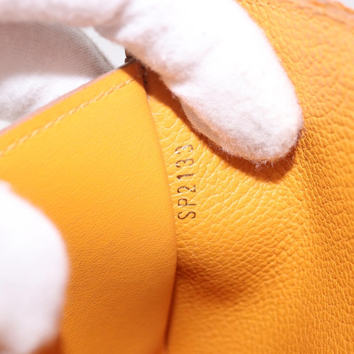LOUIS VUITTON Empreinte Portefeuille Curie's Compact Saffron Auth BA13838A