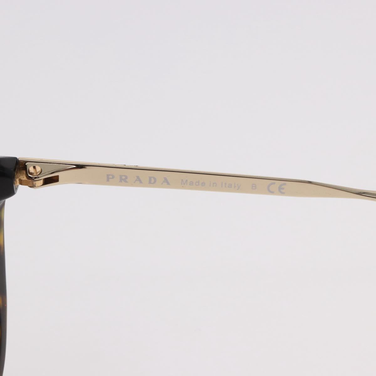 PRADA Tortoise Pattern Sunglasses Plastic Brown Auth BA13840