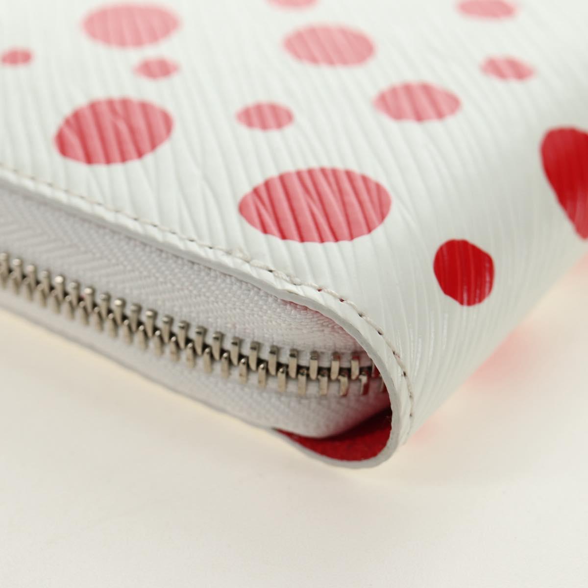 LOUIS VUITTON Epi Zippy Wallet Long Wallet LVxYK White M81961 LV Auth BA13844SM