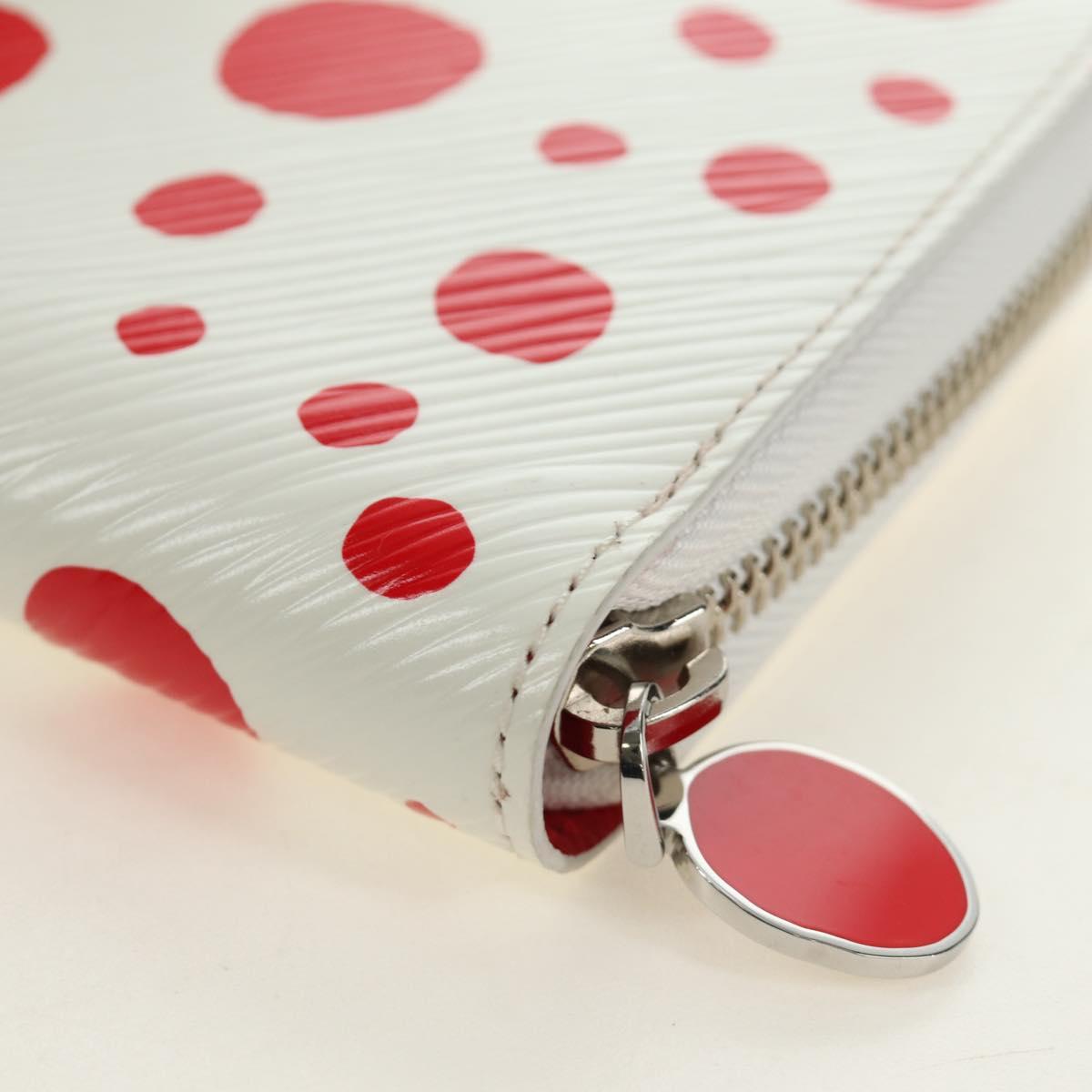 LOUIS VUITTON Epi Zippy Wallet Long Wallet LVxYK White M81961 LV Auth BA13844SM