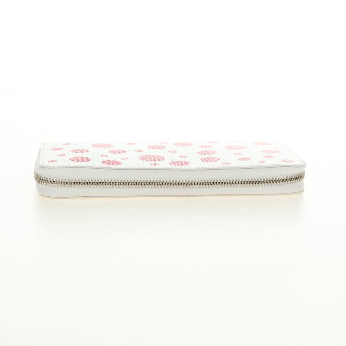 LOUIS VUITTON Epi Zippy Wallet Long Wallet LVxYK White M81961 LV Auth BA13844SM