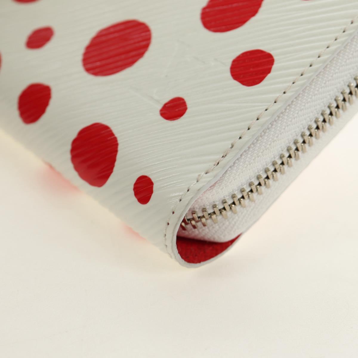 LOUIS VUITTON Epi Zippy Wallet Long Wallet LVxYK White M81961 LV Auth BA13844SM