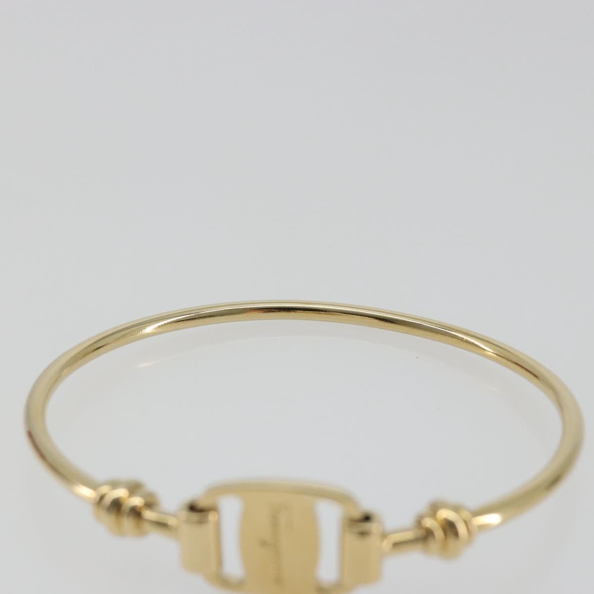 Salvatore Ferragamo Vala Bracelet metal Gold Auth BA13850V