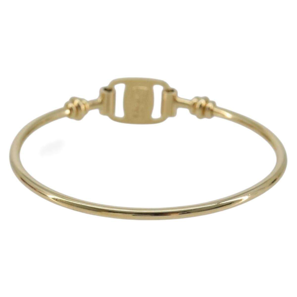 Salvatore Ferragamo Vala Bracelet metal Gold Auth BA13850V