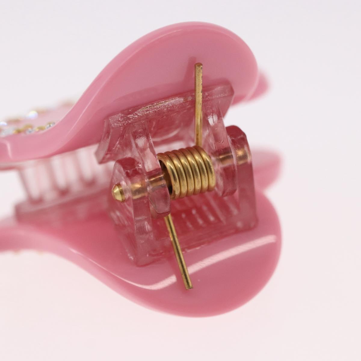 GUCCI Hair Clip plastic Pink Auth BA13854M