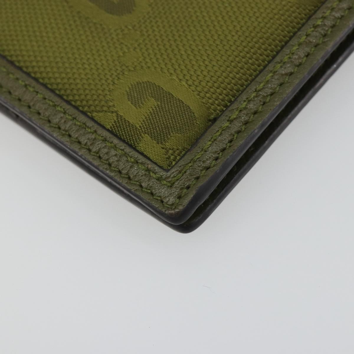 GUCCI GG Canvas Off The Grid Wallet Khaki 625574 Auth BA13855