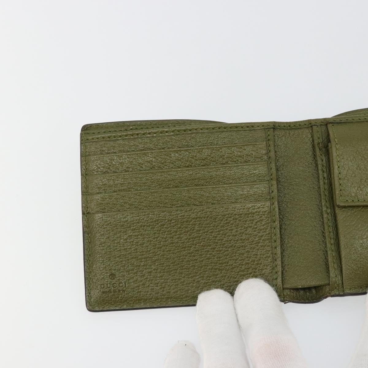 GUCCI GG Canvas Off The Grid Wallet Khaki 625574 Auth BA13855