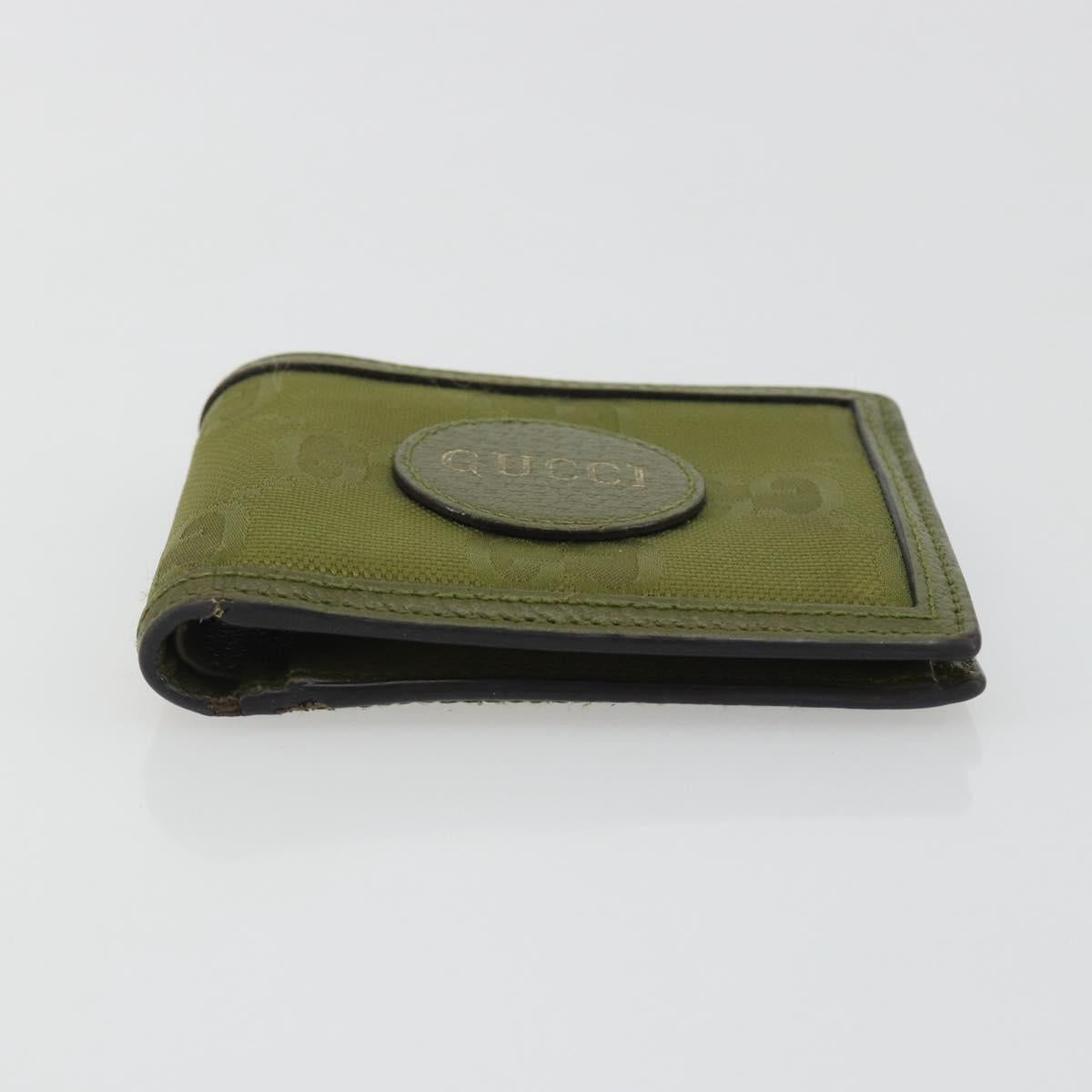 GUCCI GG Canvas Off The Grid Wallet Khaki 625574 Auth BA13855