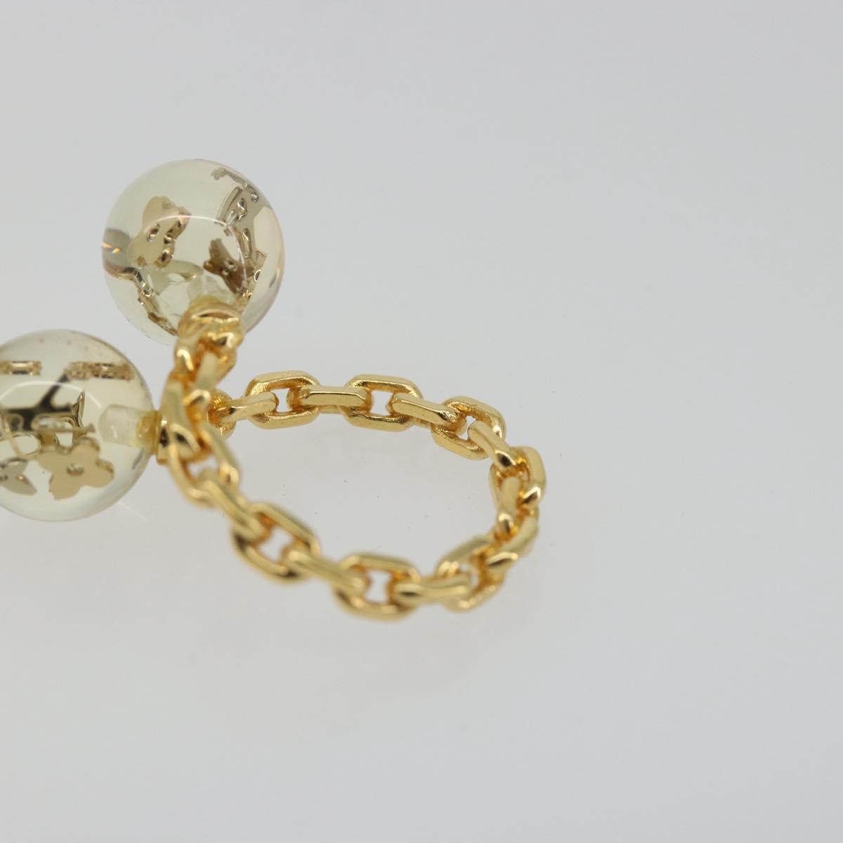 LOUIS VUITTON Bergvale Inclusion Fawn Ring metal Gold M65539 LV Auth BA13861V