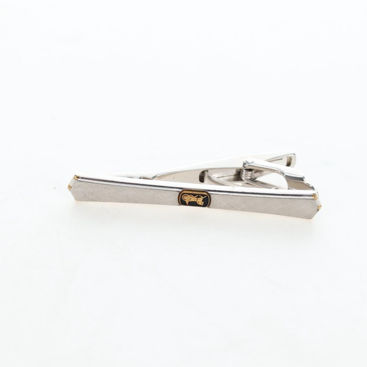 CELINE Nek Tie Pin Cuffs metal 12 Set Gold Tone Auth BA13870