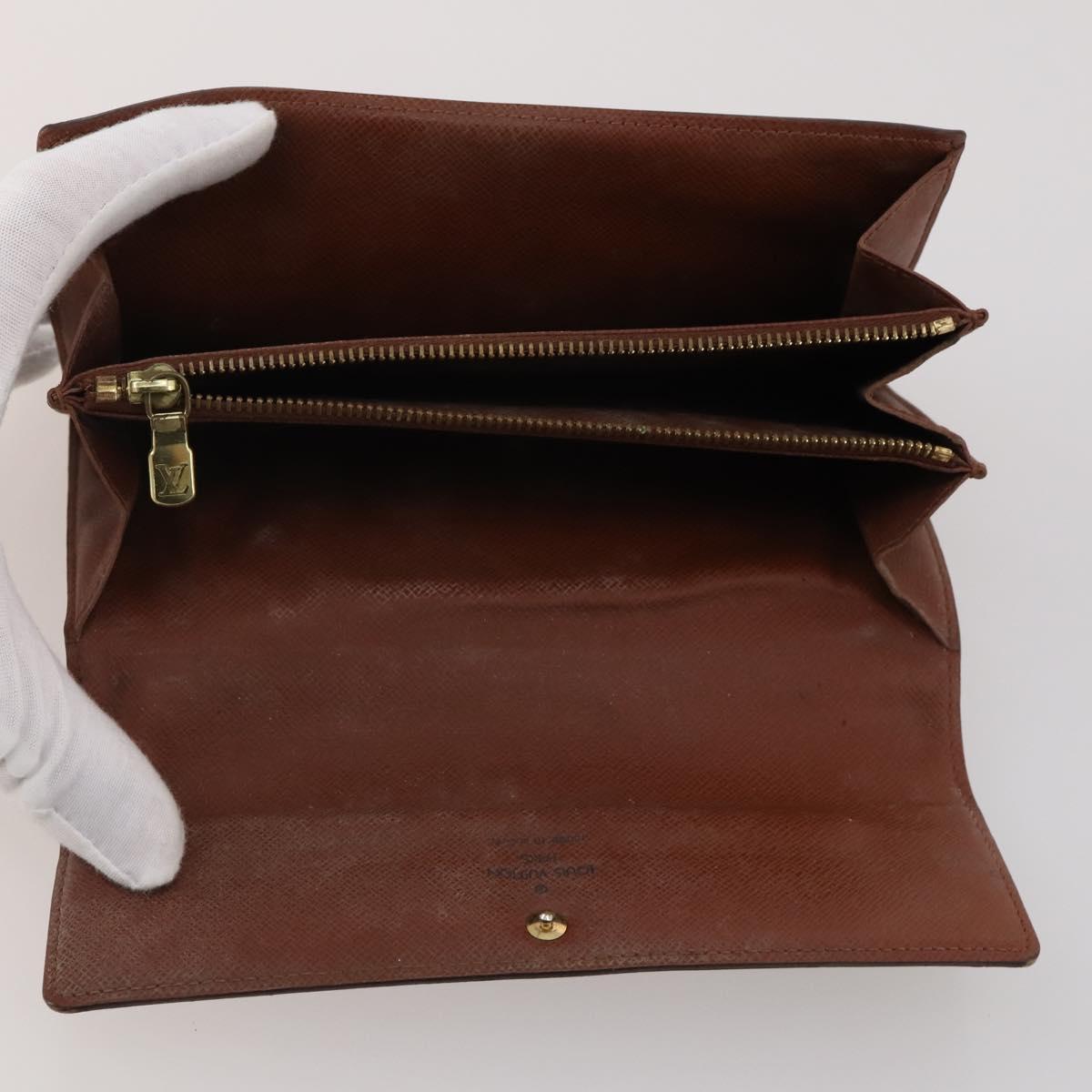 LOUIS VUITTON Monogram Wallet 6 Set LV Auth BA13872