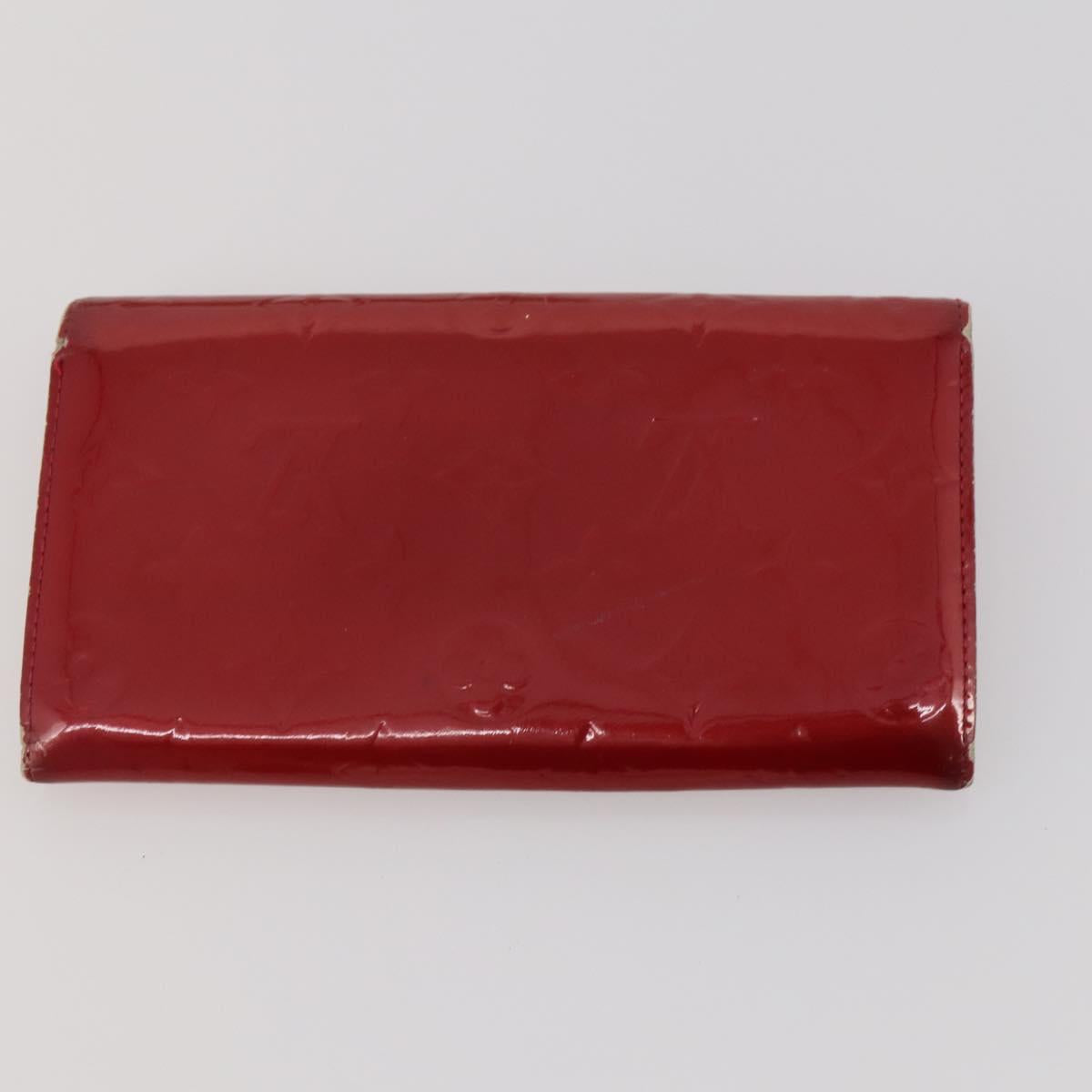 LOUIS VUITTON Monogram Vernis Epi Wallet 5 Set Red Beige Brown LV Auth BA13875