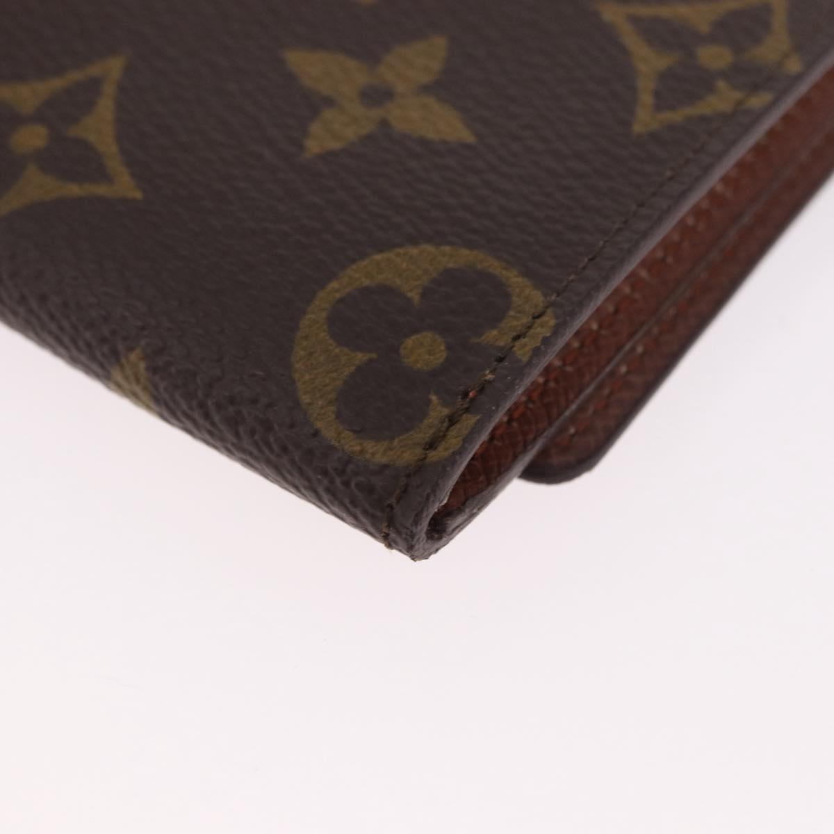 LOUIS VUITTON Monogram Porte En 3 Cartes Credit Wallet M61818 LV Auth BA13876V