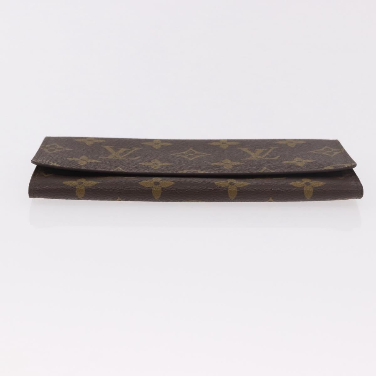 LOUIS VUITTON Monogram Porte En 3 Cartes Credit Wallet M61818 LV Auth BA13876V