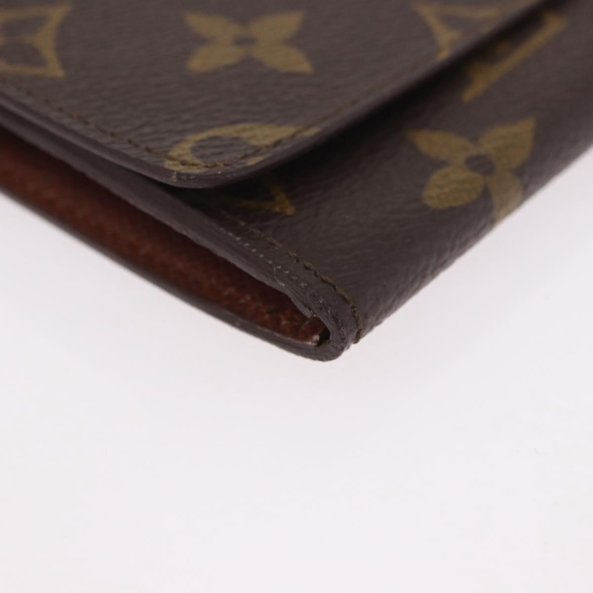 LOUIS VUITTON Monogram Porte En 3 Cartes Credit Wallet M61818 LV Auth BA13876V
