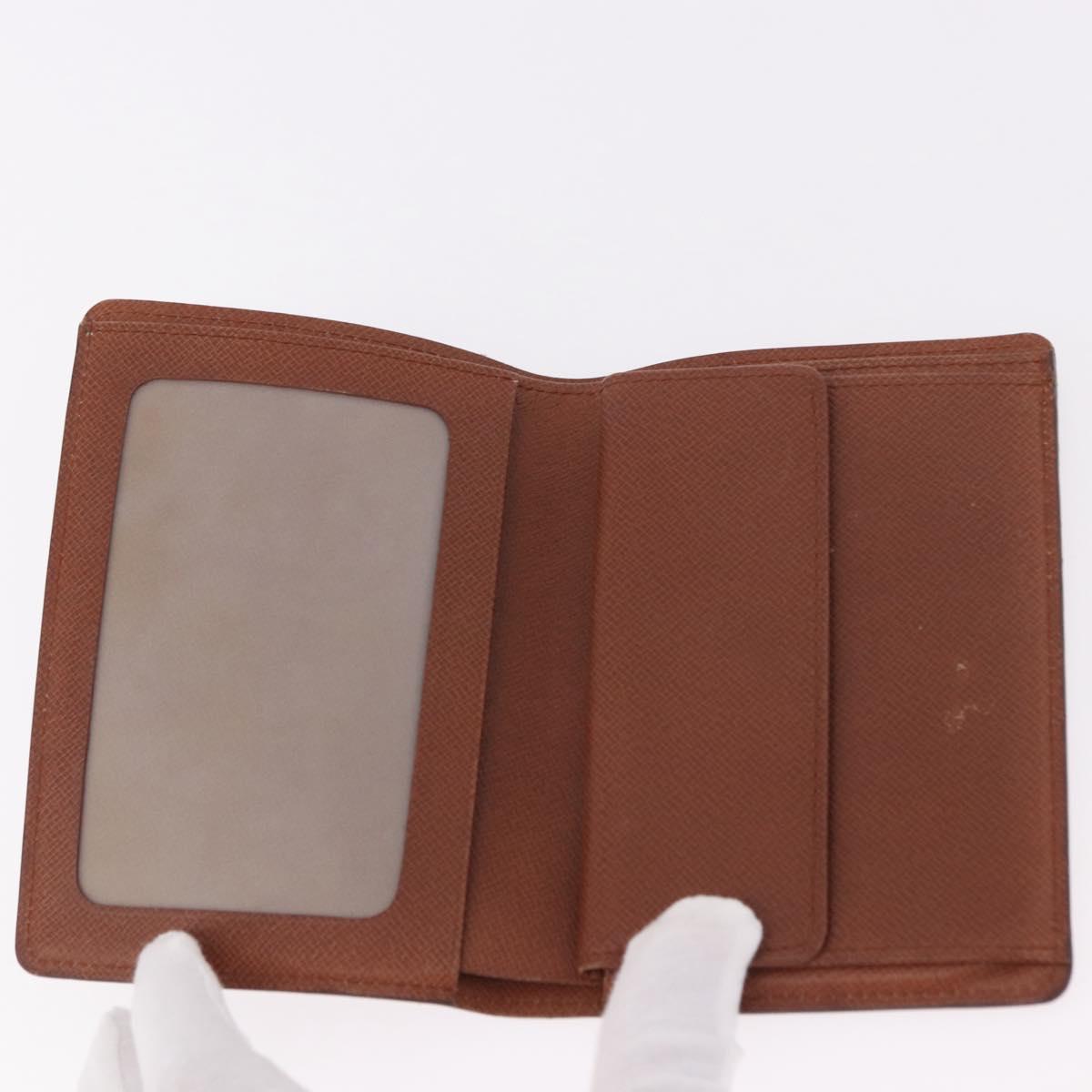 LOUIS VUITTON Monogram Porte Billets Identity Wallet M61619 LV Auth BA13877