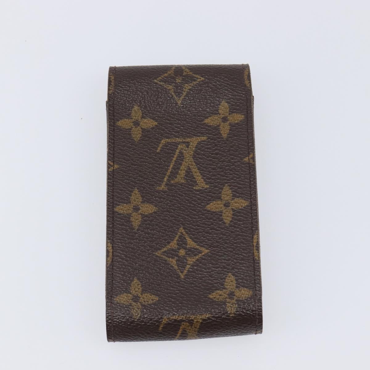 LOUIS VUITTON Monogram Etui Cigarette Case 2 Set LV Auth BA13879