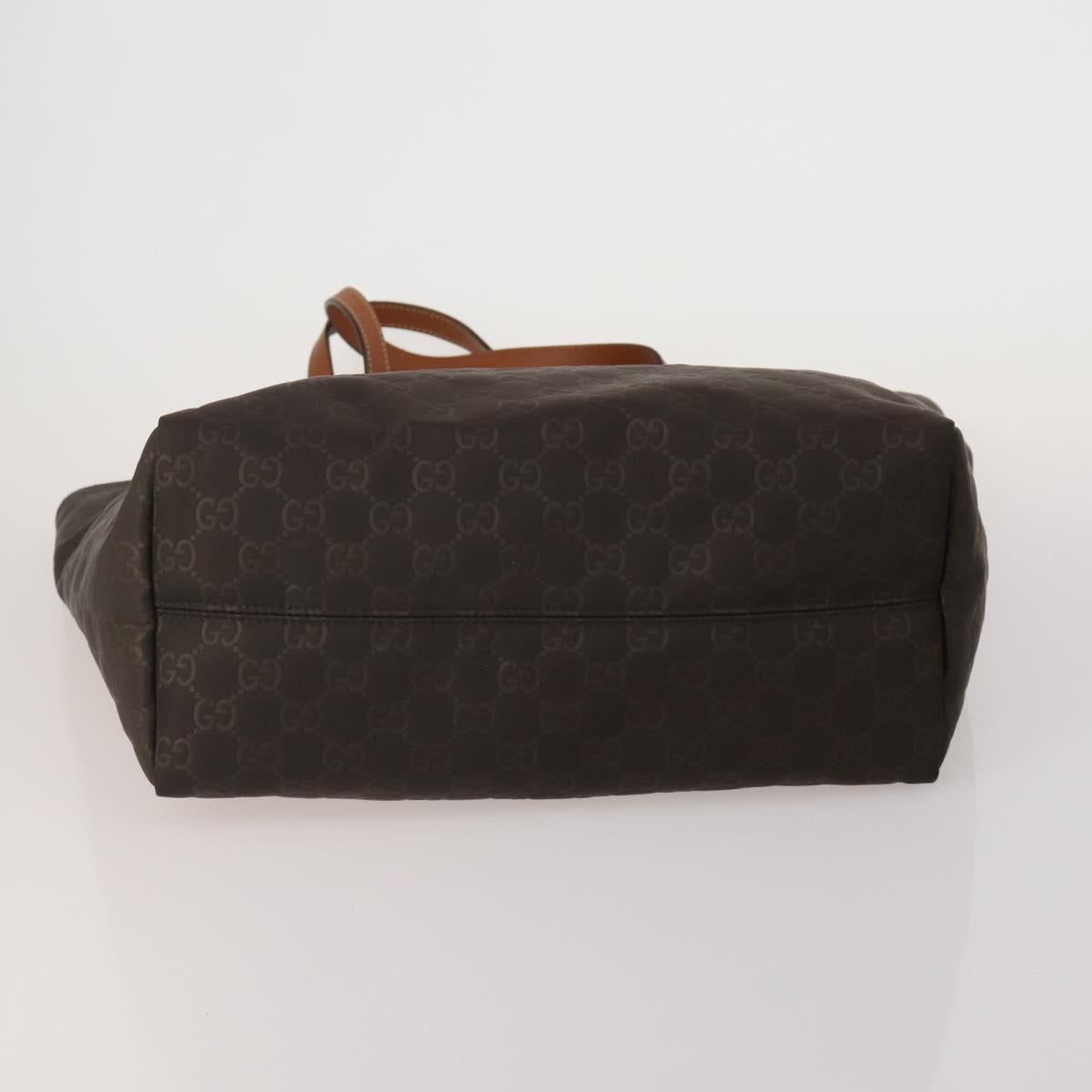 GUCCI GG Supreme Shoulder Bag PVC Nylon 4 Set Black Beige Auth BA13882