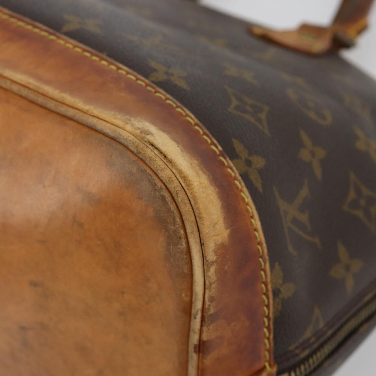 LOUIS VUITTON Monogram Alma Hand Bag M51130 LV Auth BA13886