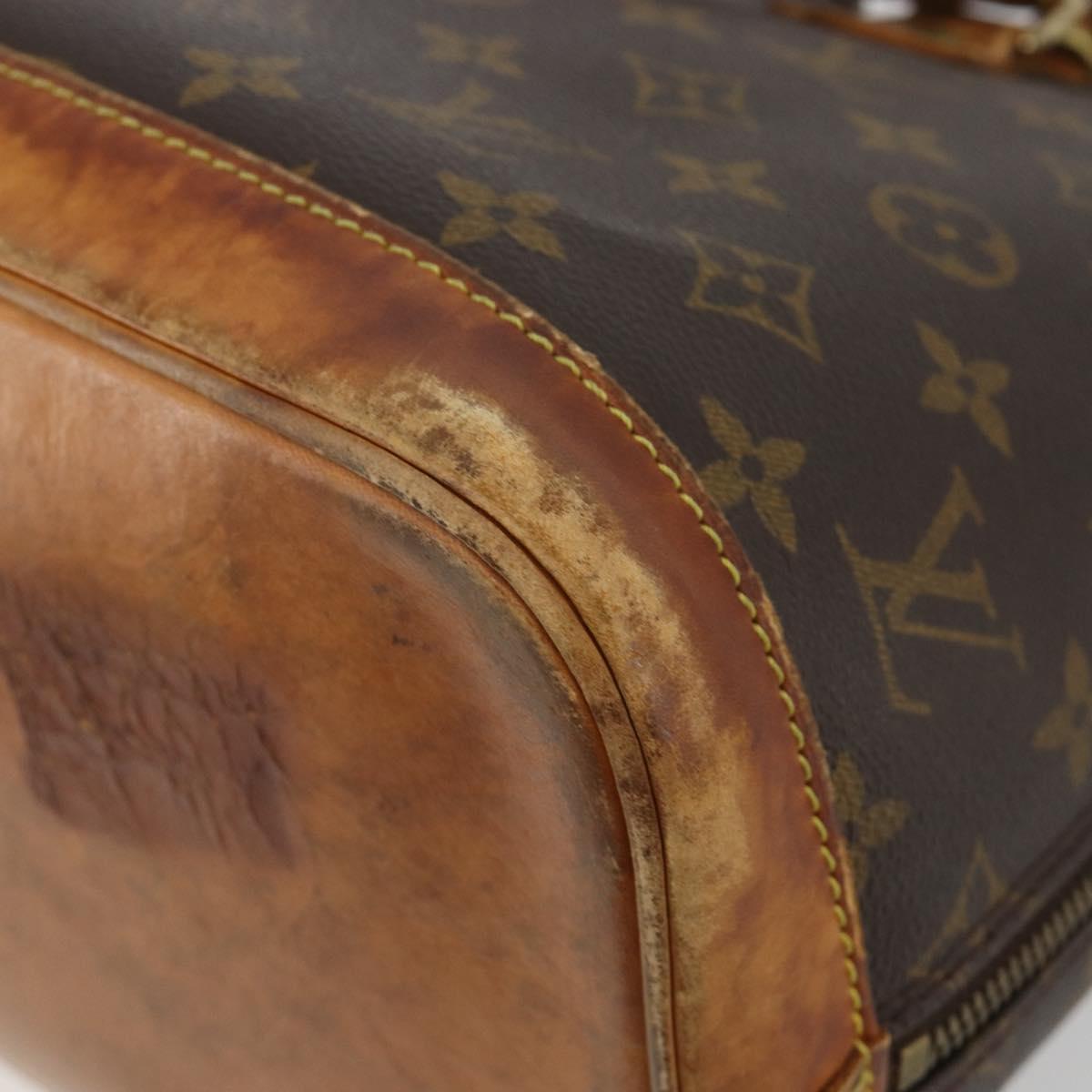LOUIS VUITTON Monogram Alma Hand Bag M51130 LV Auth BA13886