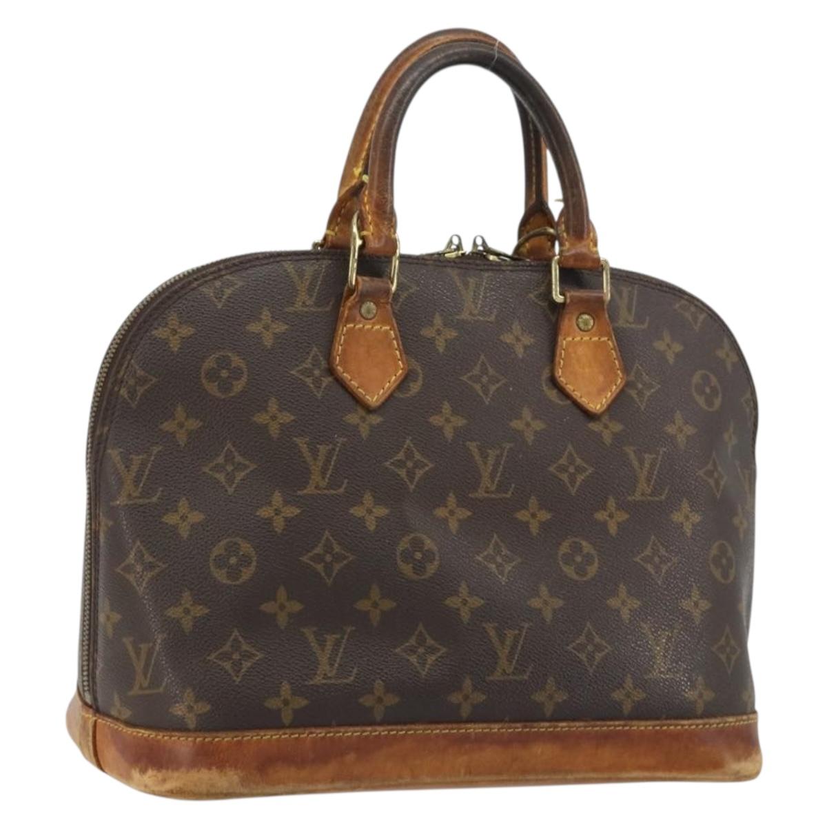 LOUIS VUITTON Monogram Alma Hand Bag M51130 LV Auth BA13886