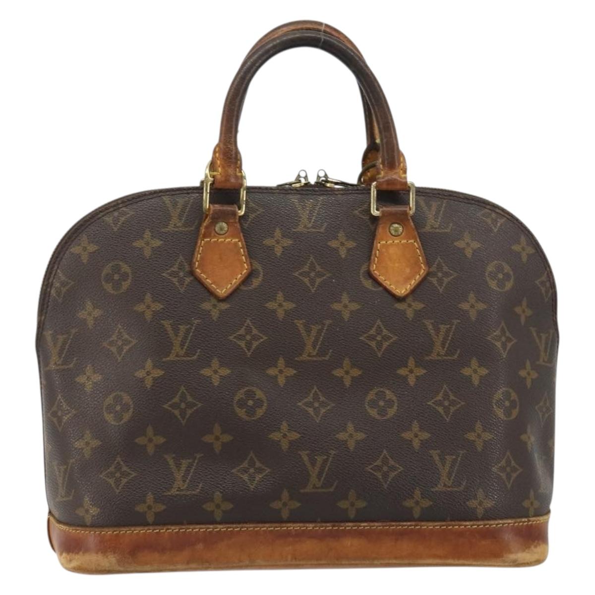 LOUIS VUITTON Monogram Alma Hand Bag M51130 LV Auth BA13886