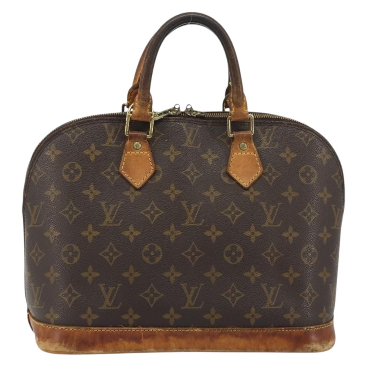 LOUIS VUITTON Monogram Alma Hand Bag M51130 LV Auth BA13886