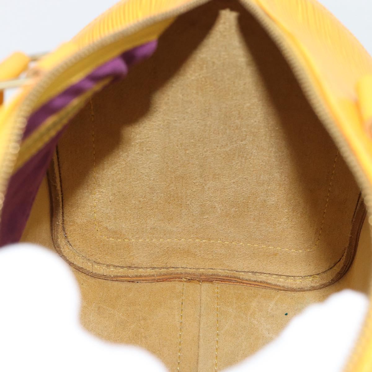 LOUIS VUITTON Epi Speedy 25 Hand Bag Tassili Yellow M43019 LV Auth BA13890A