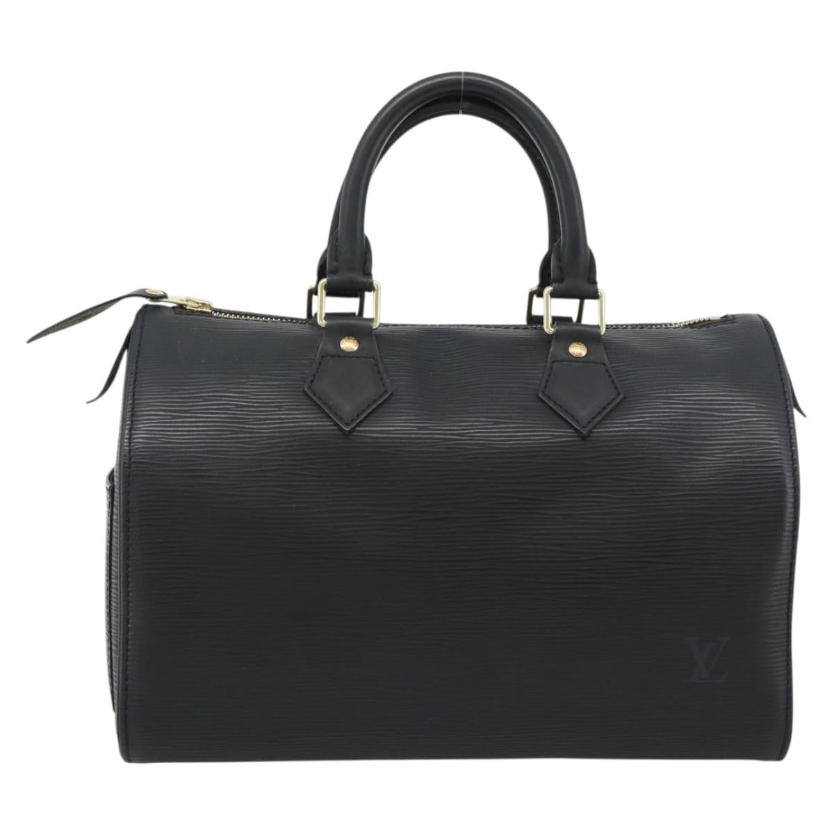LOUIS VUITTON Epi Speedy 30 Hand Bag Noir Black M43002 LV Auth BA13894A