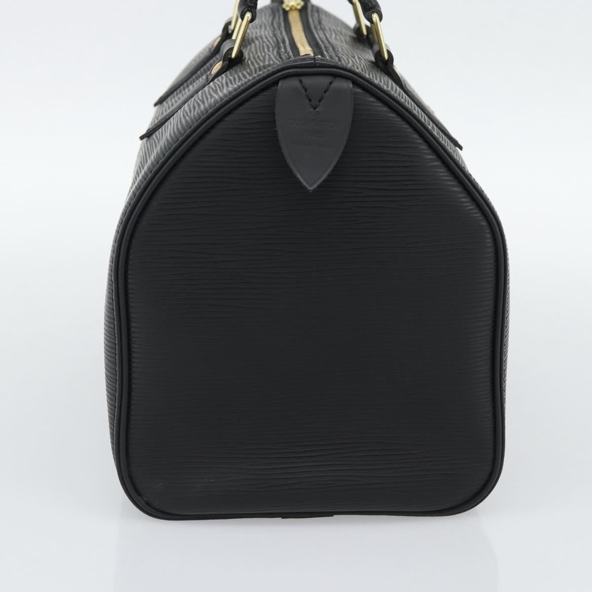 LOUIS VUITTON Epi Speedy 30 Hand Bag Noir Black M43002 LV Auth BA13894A