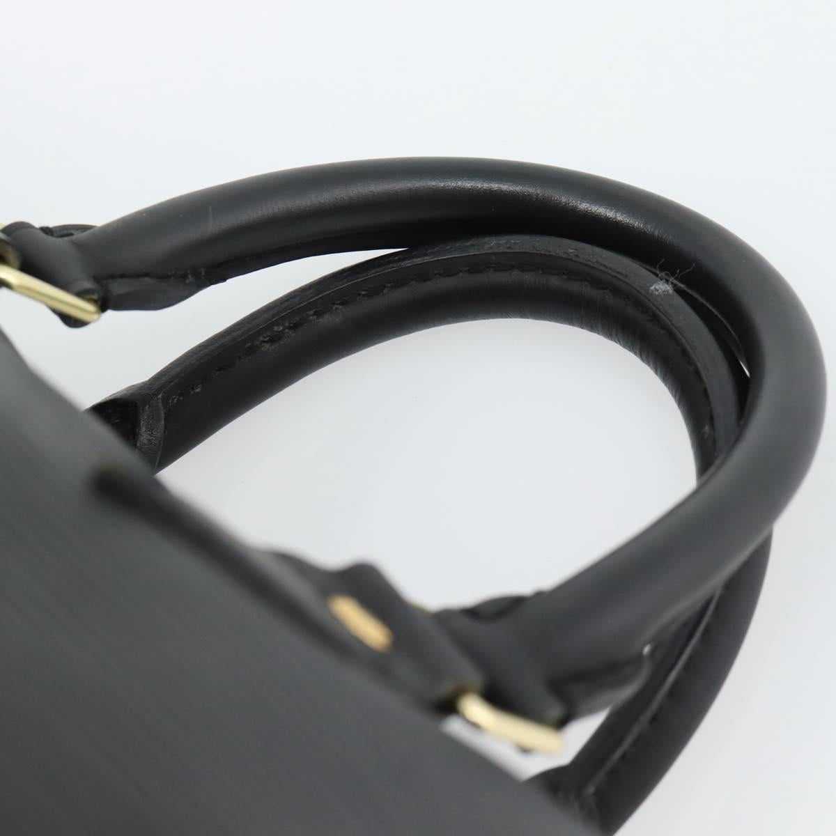 LOUIS VUITTON Epi Speedy 30 Hand Bag Noir Black M43002 LV Auth BA13894A