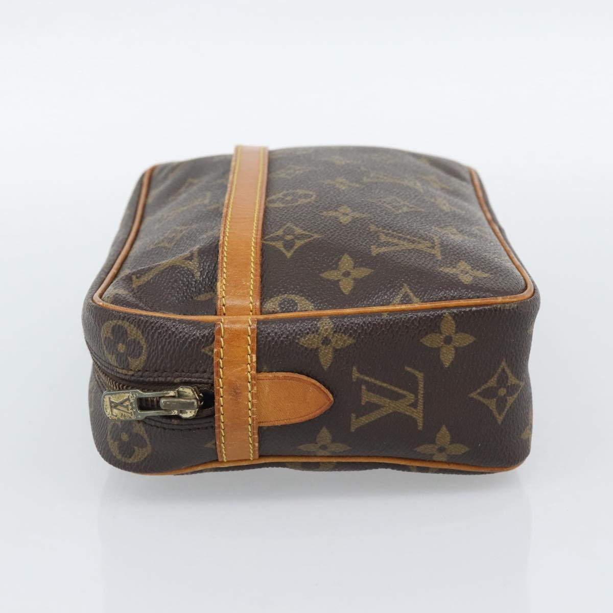 LOUIS VUITTON Monogram Compiegne 23 Clutch Bag M51847 LV Auth BA13895