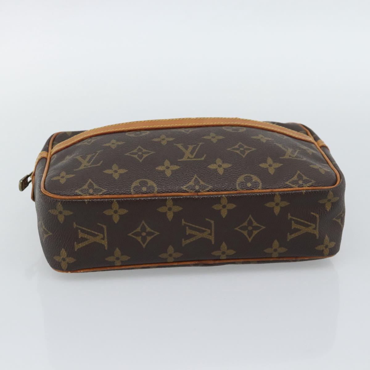 LOUIS VUITTON Monogram Compiegne 23 Clutch Bag M51847 LV Auth BA13895
