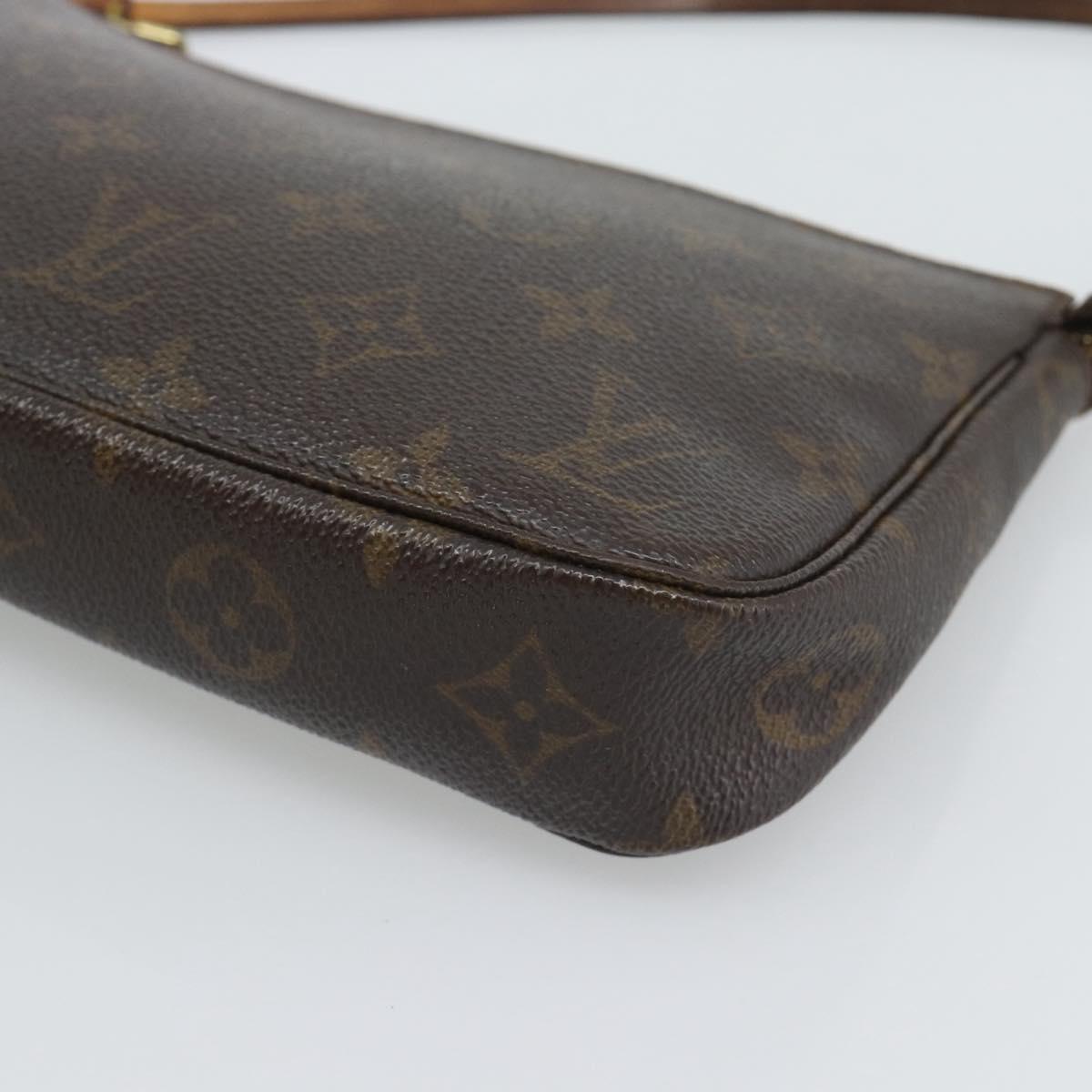 LOUIS VUITTON Monogram Pochette Accessoires Pouch M51980 LV Auth BA13901