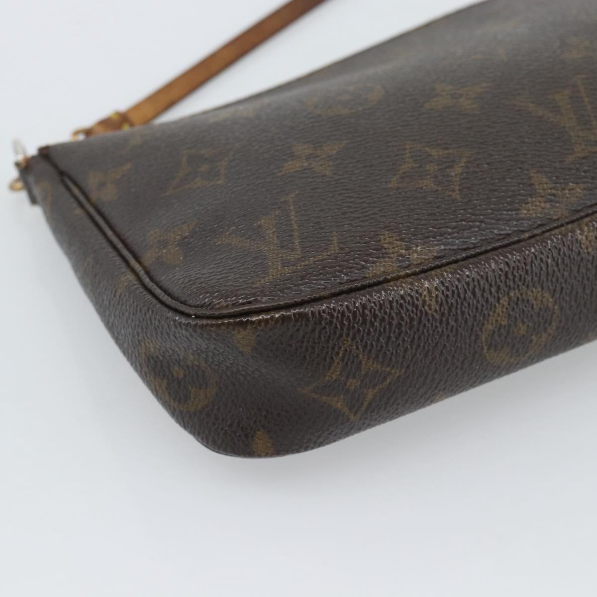 LOUIS VUITTON Monogram Pochette Accessoires Pouch M51980 LV Auth BA13901