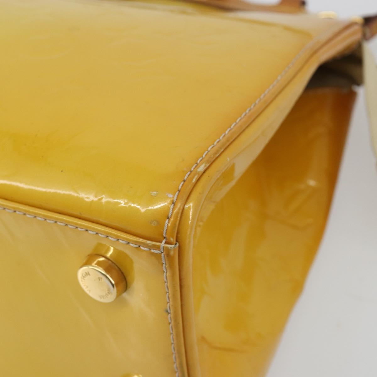 LOUIS VUITTON Vernis Blair MM Hand Bag 2way Dunne M90180 LV Auth BA13904