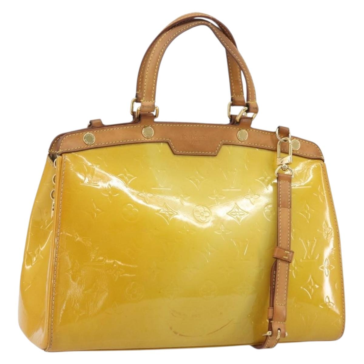 LOUIS VUITTON Vernis Blair MM Hand Bag 2way Dunne M90180 LV Auth BA13904