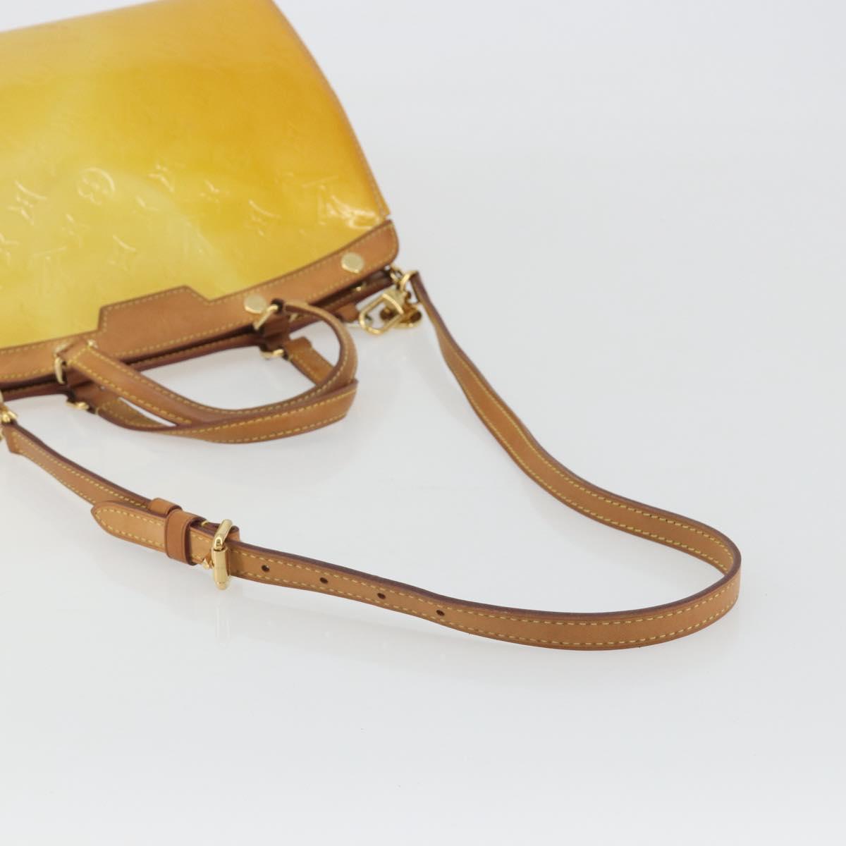 LOUIS VUITTON Vernis Blair MM Hand Bag 2way Dunne M90180 LV Auth BA13904