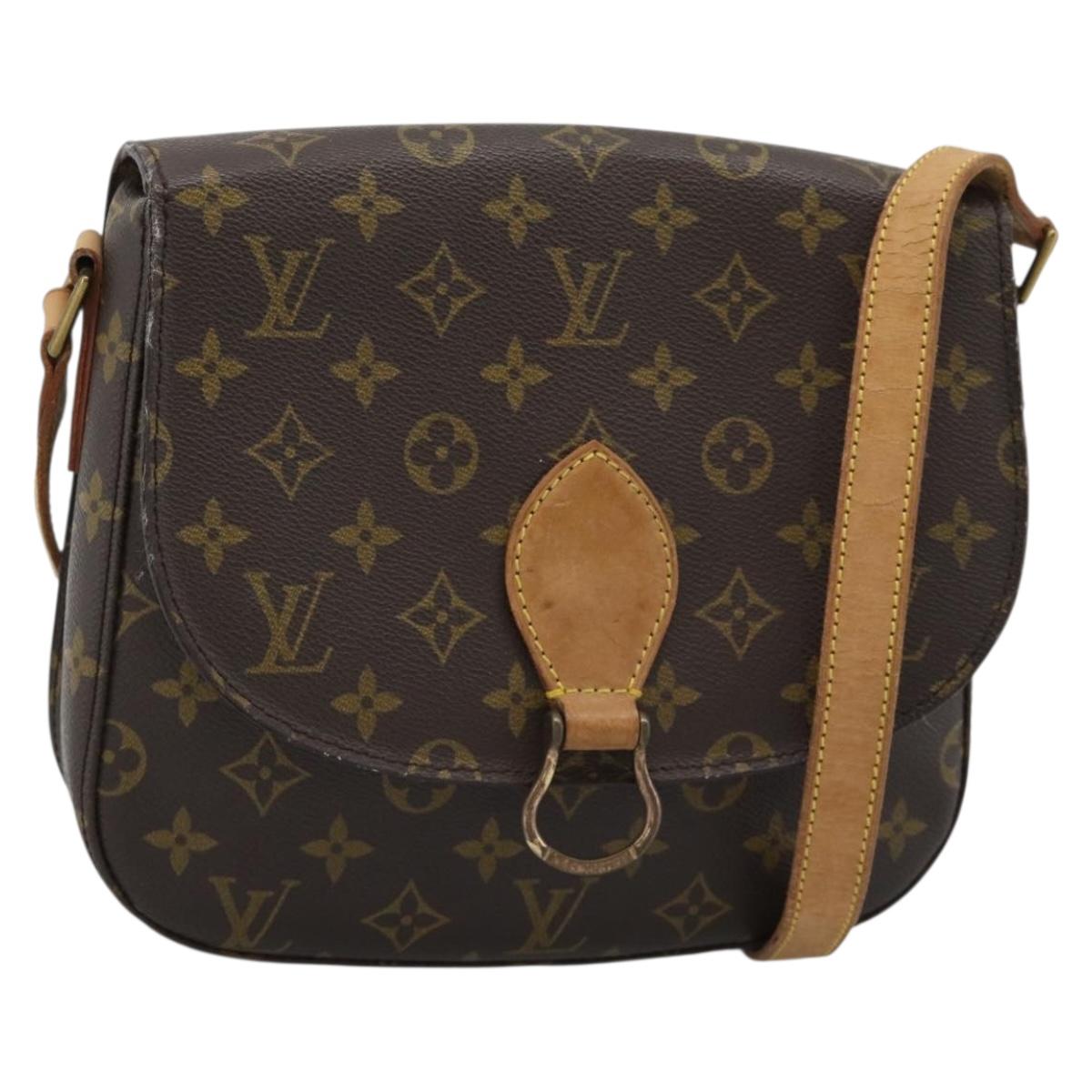 LOUIS VUITTON Monogram Saint Cloud GM Shoulder Bag M51242 LV Auth BA13909