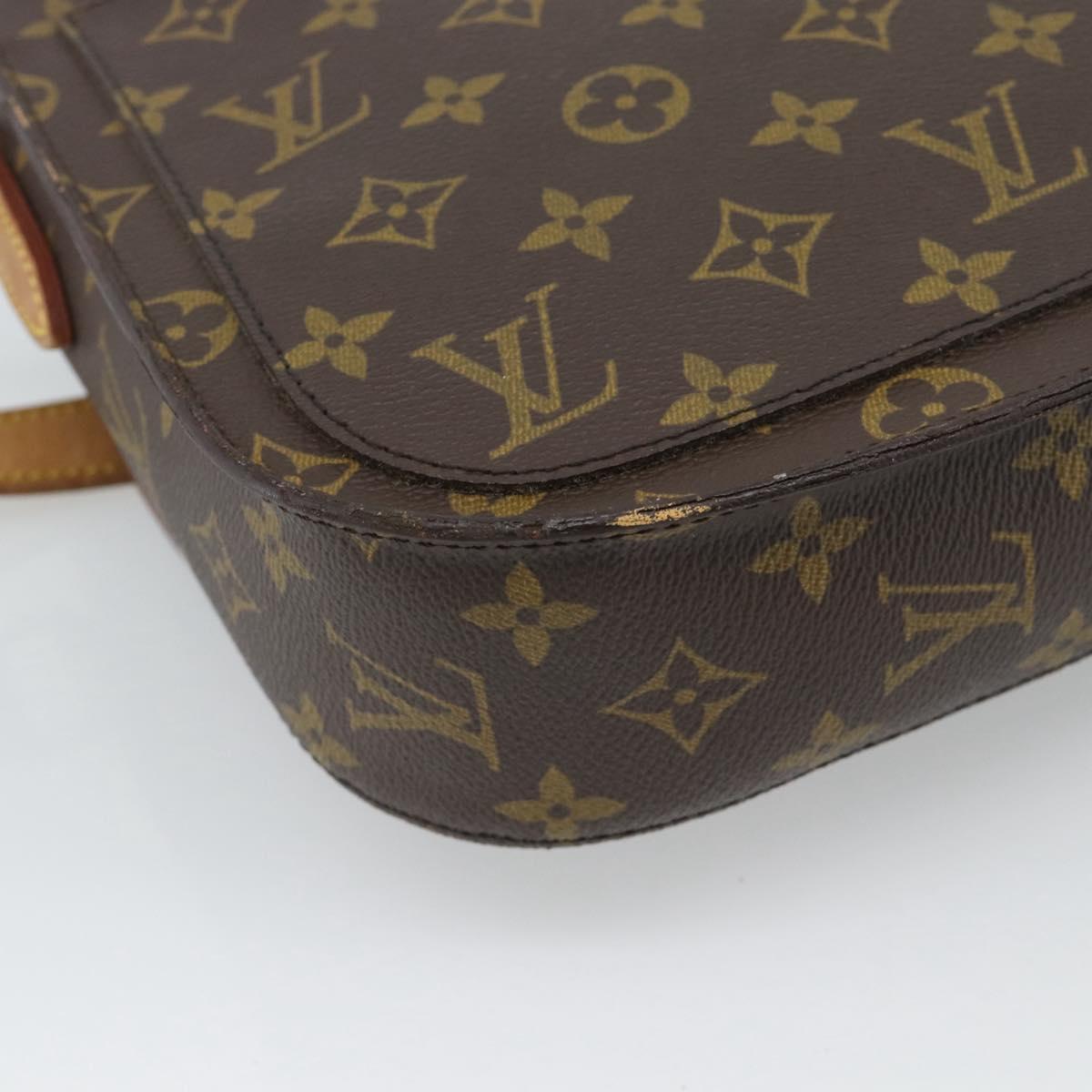 LOUIS VUITTON Monogram Saint Cloud GM Shoulder Bag M51242 LV Auth BA13909