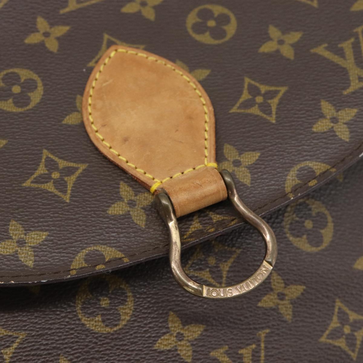 LOUIS VUITTON Monogram Saint Cloud GM Shoulder Bag M51242 LV Auth BA13909