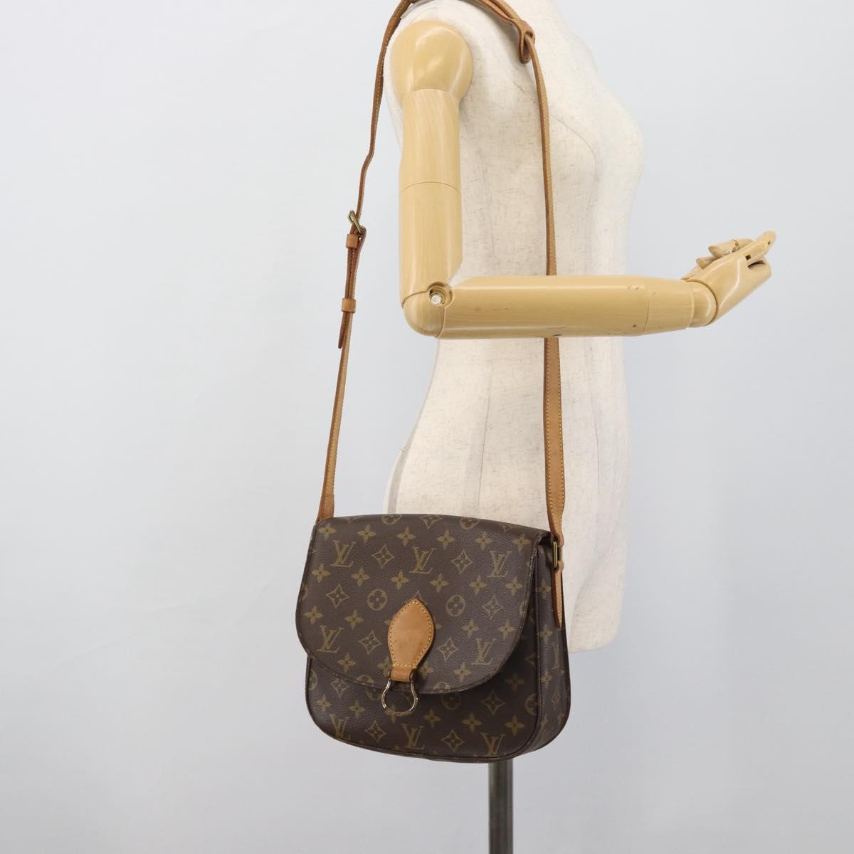 LOUIS VUITTON Monogram Saint Cloud GM Shoulder Bag M51242 LV Auth BA13909