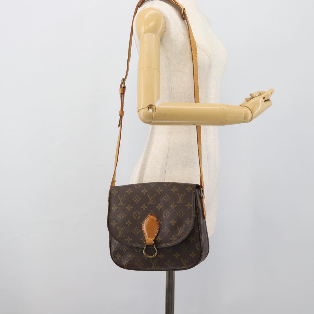 LOUIS VUITTON Monogram Saint Cloud GM Shoulder Bag M51242 LV Auth BA13910