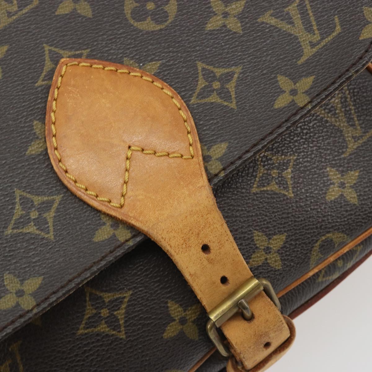 LOUIS VUITTON Monogram Cartouchiere MM Shoulder Bag M51253 LV Auth BA13911