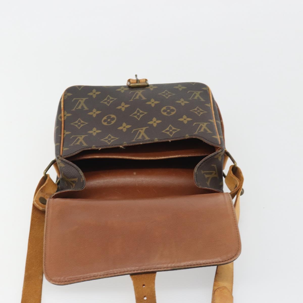 LOUIS VUITTON Monogram Cartouchiere MM Shoulder Bag M51253 LV Auth BA13911