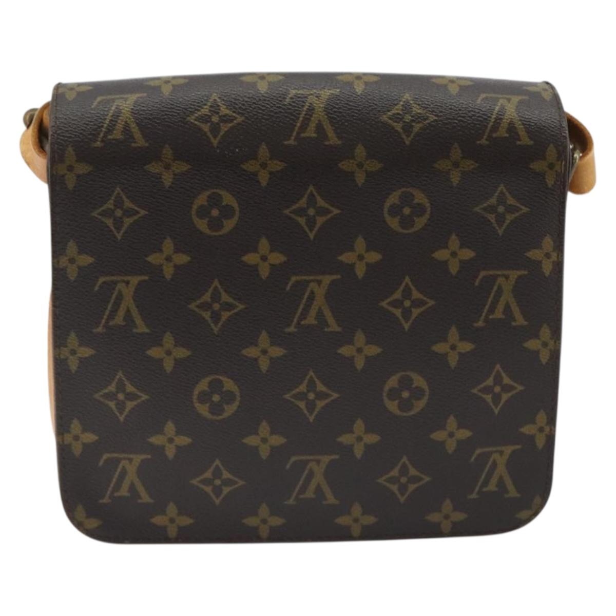 LOUIS VUITTON Monogram Cartouchiere MM Shoulder Bag M51253 LV Auth BA13911