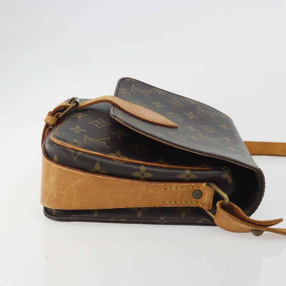 LOUIS VUITTON Monogram Cartouchiere MM Shoulder Bag M51253 LV Auth BA13911