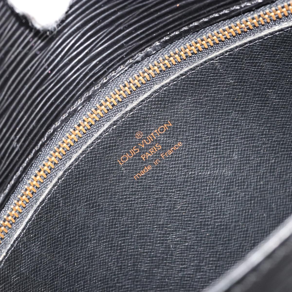LOUIS VUITTON Epi Saint Cloud GM Shoulder Bag Black M52192 LV Auth BA13914