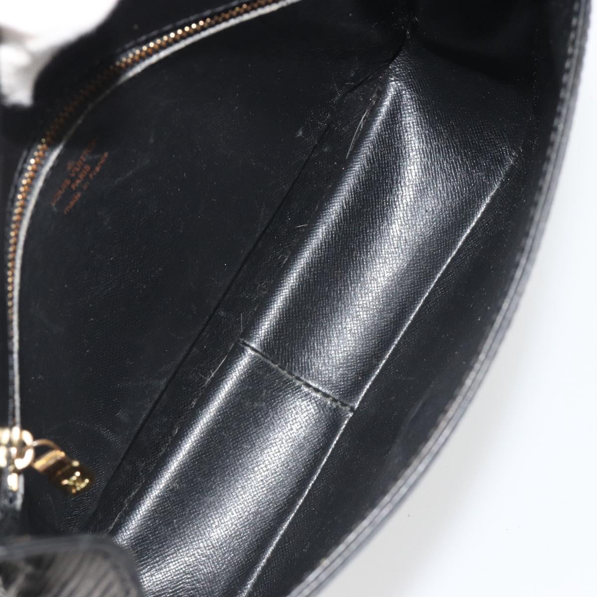 LOUIS VUITTON Epi Saint Cloud GM Shoulder Bag Black M52192 LV Auth BA13914