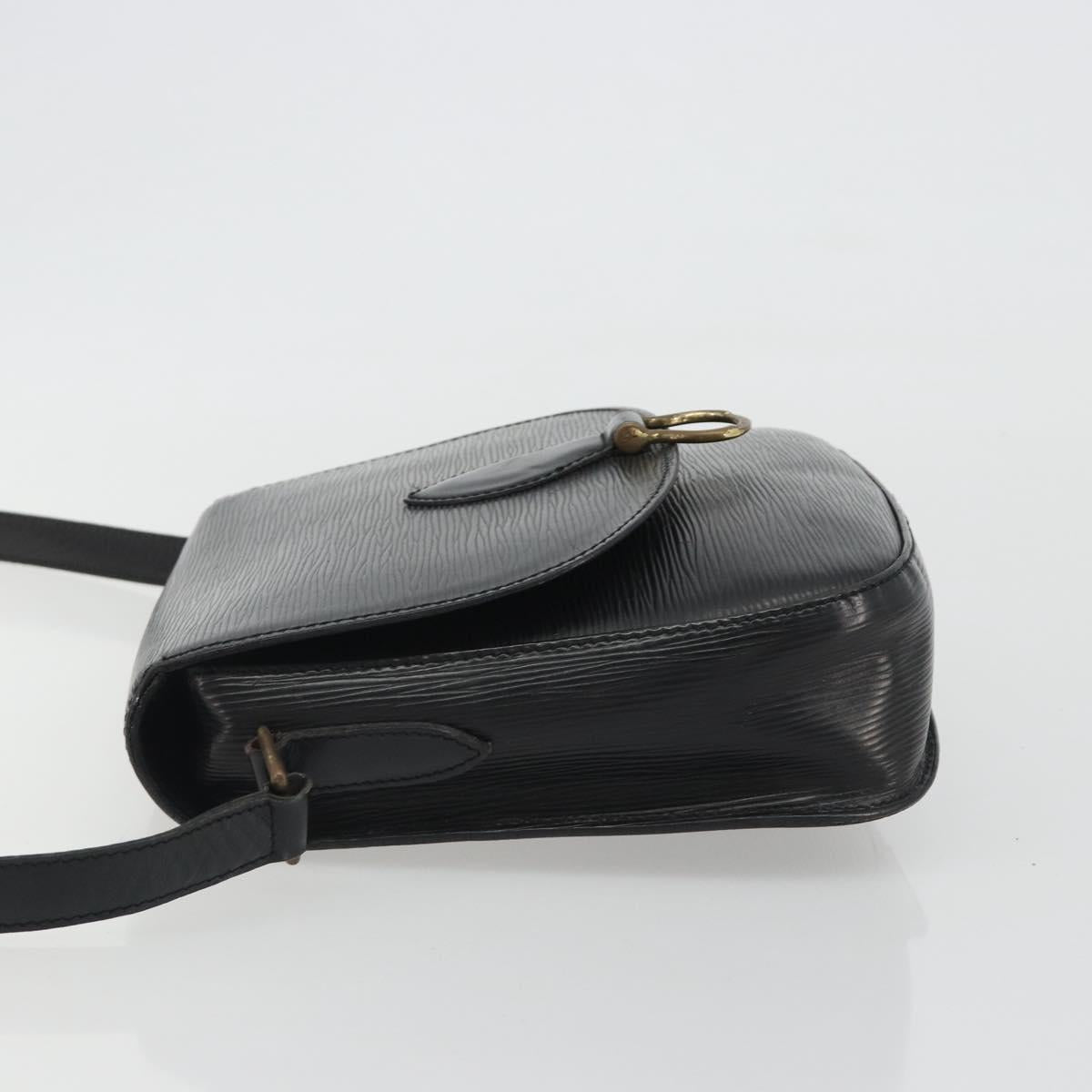 LOUIS VUITTON Epi Saint Cloud GM Shoulder Bag Black M52192 LV Auth BA13914